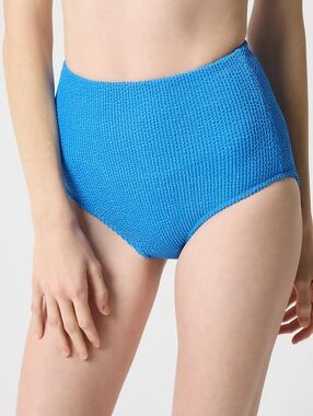 Scrunchie high-waisted bikini bottom NWT